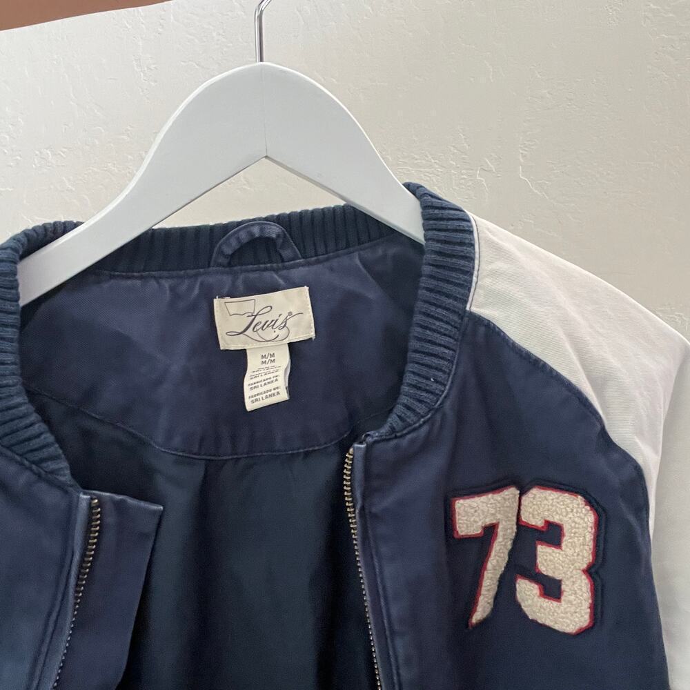 Vintage/Y2K Levi's 73 Retro Denim Bomber Jacket - Picture 6 of 6